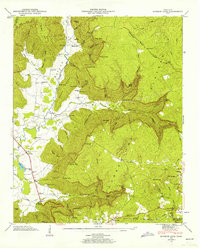 Burrow Cove 1947 topographic map thumbnail