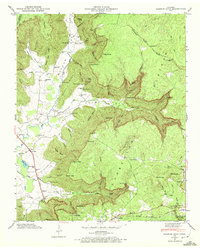 Burrow Cove 1947 topographic map thumbnail