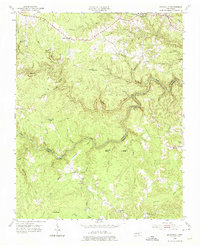 Burrville 1954 topographic map thumbnail