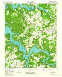 Byrdstown 1962 topographic map thumbnail