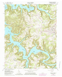 Byrdstown 1962 topographic map thumbnail