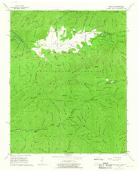 Cades Cove 1964 topographic map thumbnail