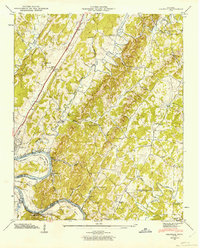 Calhoun 1943 topographic map thumbnail