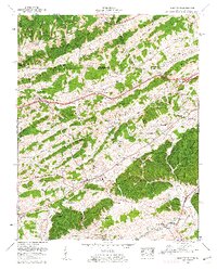 Blountville 1959 topographic map thumbnail