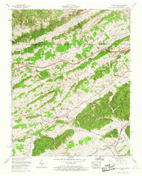 Blountville 1959 topographic map thumbnail