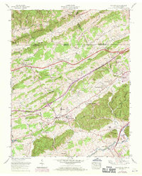 Blountville 1959 topographic map thumbnail