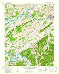 Bluff City 1959 topographic map thumbnail