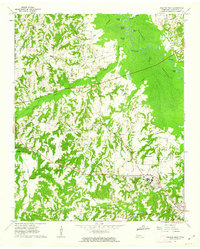 Bolivar West 1961 topographic map preview