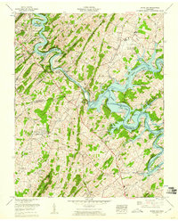 Boone Dam 1959 topographic map thumbnail