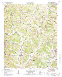 Booneville 1949 topographic map thumbnail