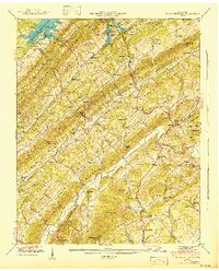 Big Ridge Park 1941 topographic map thumbnail