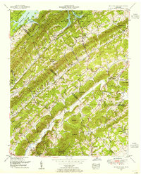 Big Ridge Park 1952 topographic map thumbnail