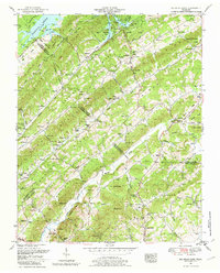 Big Ridge Park 1952 topographic map thumbnail