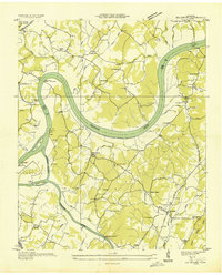 Big Spring 1935 topographic map thumbnail
