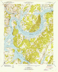 Big Spring 1942 topographic map thumbnail