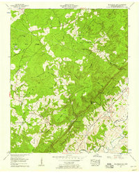 Billingsley Gap 1956 topographic map thumbnail