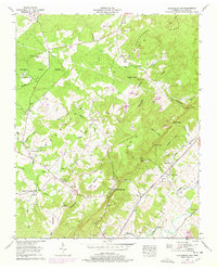 Billingsley Gap 1956 topographic map thumbnail