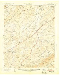Binfield 1941 topographic map preview