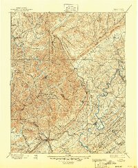 Briceville topographic map thumbnail