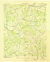 Brick Church 1936 topographic map thumbnail