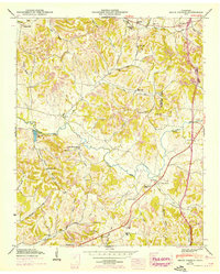 Brick Church 1949 topographic map thumbnail