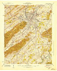 Bristol 1938 topographic map thumbnail
