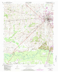 Brownsville 1950 topographic map thumbnail