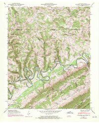 Colemen Gap 1946 topographic map thumbnail