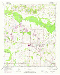 Collierville 1965 topographic map thumbnail