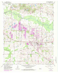 Collierville 1965 topographic map thumbnail