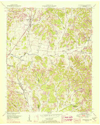 Cornersville 1951 topographic map thumbnail