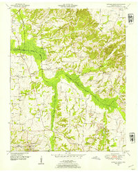 Cottage Grove 1950 topographic map thumbnail