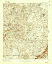 Crossville 1912 topographic map thumbnail