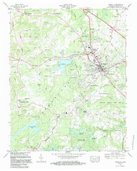 Crossville 1982 topographic map thumbnail