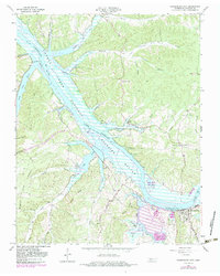 Cumberland City 1965 topographic map thumbnail