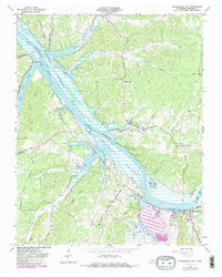 Cumberland City 1965 topographic map thumbnail