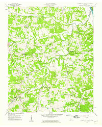 Cumberland Furnace 1958 topographic map thumbnail