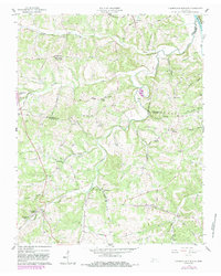 Cumberland Furnace 1958 topographic map thumbnail