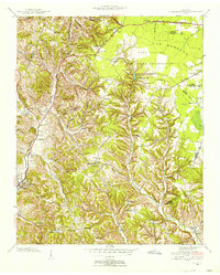 Cumberland Springs 1941 topographic map thumbnail