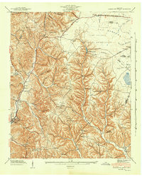 Cumberland Springs 1941 topographic map thumbnail