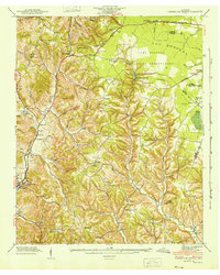 Cumberland Springs 1941 topographic map preview