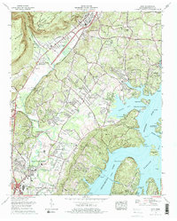 Daisy 1976 topographic map thumbnail
