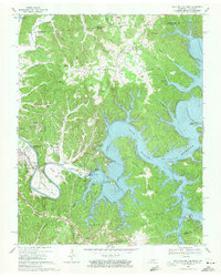 Dale Hollow Dam 1968 topographic map thumbnail
