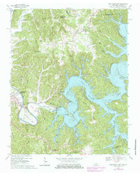 Dale Hollow Dam 1968 topographic map thumbnail