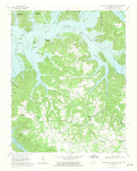Dale Hollow Reservoir SE 1968 topographic map thumbnail