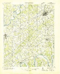 Dandridge topographic map thumbnail