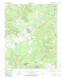 De Rossett 1954 topographic map thumbnail