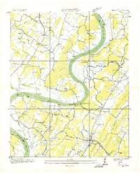 Decatur 1935 topographic map thumbnail