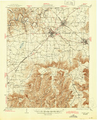 Decherd topographic map thumbnail