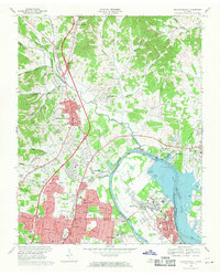Goodlettsville 1968 topographic map thumbnail